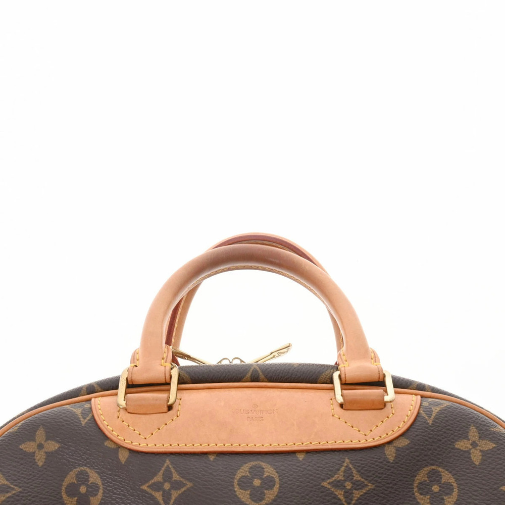 LOUIS VUITTON Monogram Trouville Brown Canvas Handbag - Picture 4 of 11